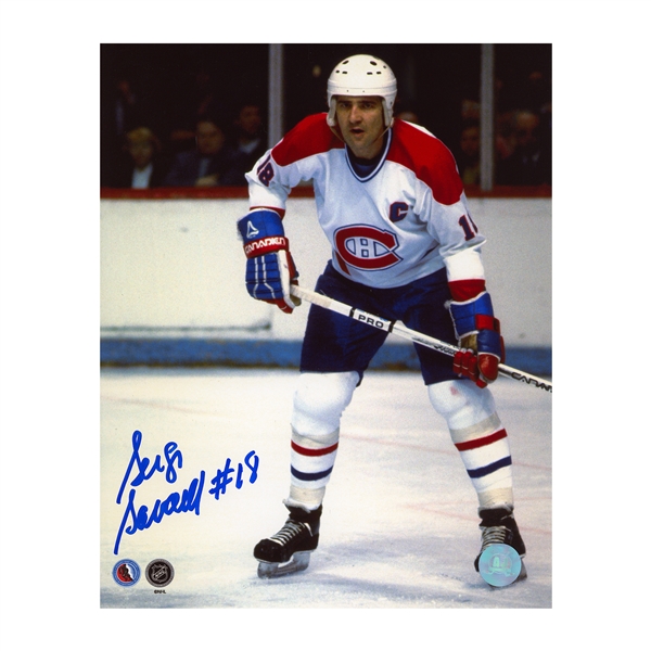 Serge Savard Autographed Montreal Canadiens 8x10 Photo