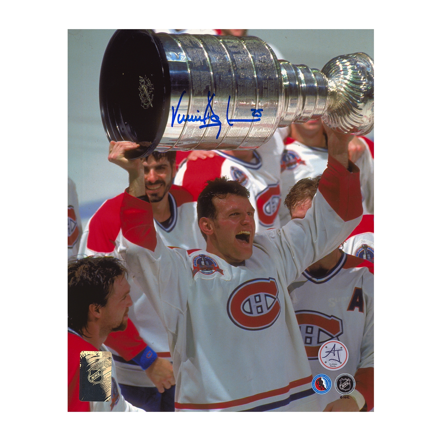 Vincent Damphousse Signed Montreal Canadiens 8x10 Photo