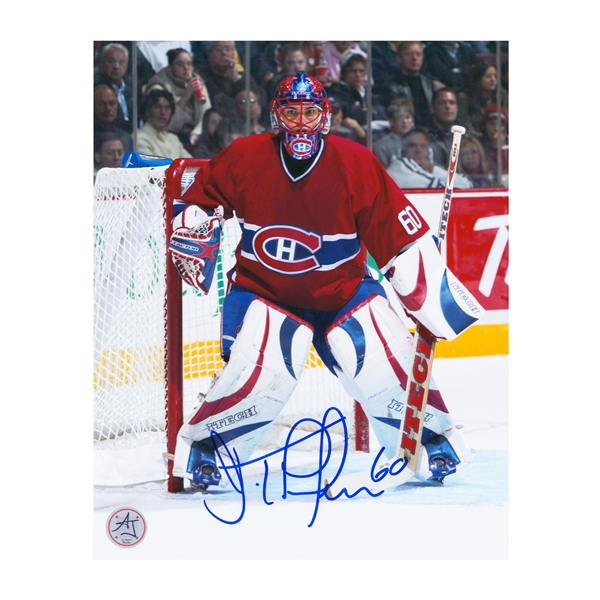 Jose Theodore Autographed Montreal Canadiens Goalie 8x10 Photo