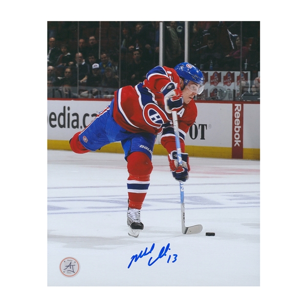 Mike Cammalleri Autographed Montreal Canadiens Game Action 8x10 Photo