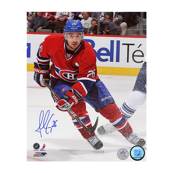 Josh Gorges Autographed Montreal Canadiens 8x10 Photo