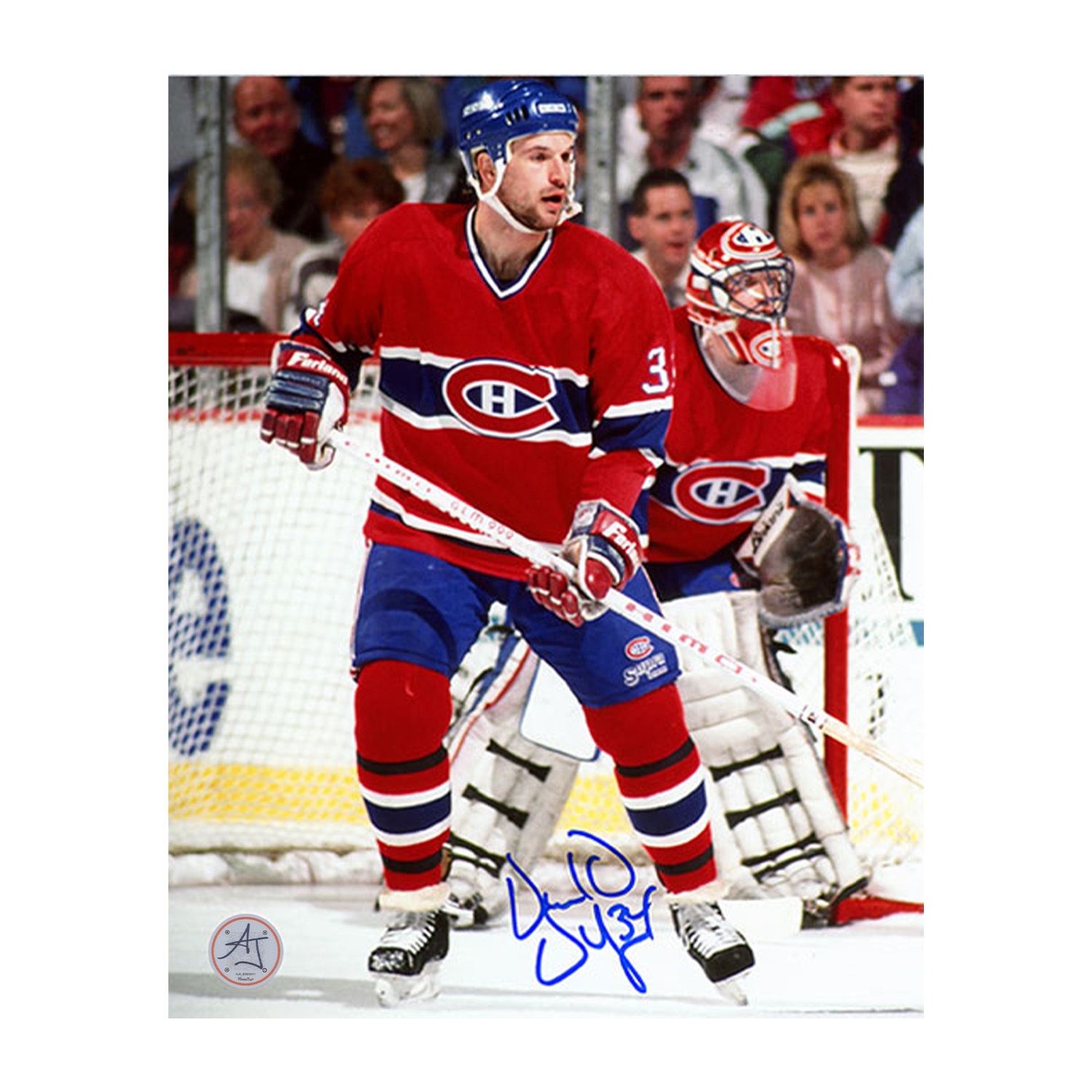 Donald Dufresne Autographed Montreal Canadiens 8x10 Photo