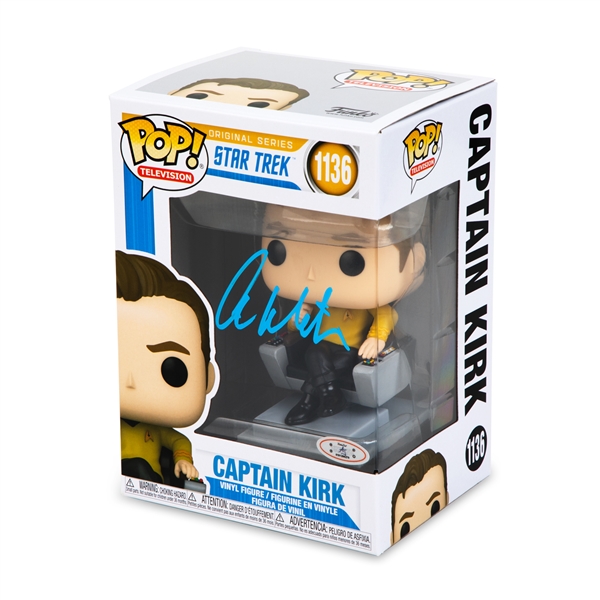 William Shatner Autographed Captain Kirk Star Trek Funko Pop