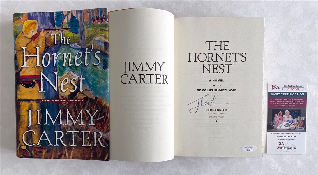 President Jimmy Carter Signed "The Hornets Nest" Hardcover Book