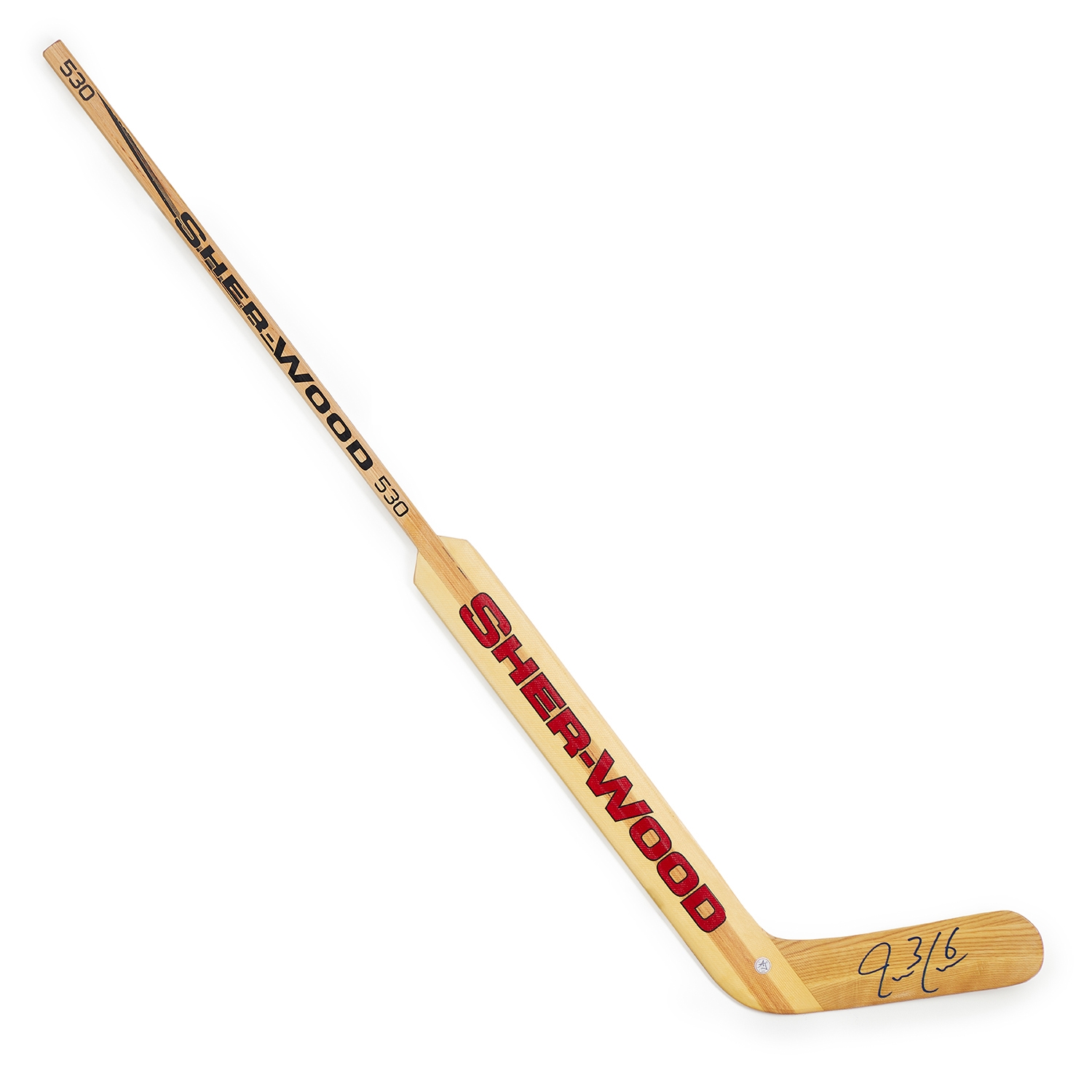 Jack Campbell Autographed Sherwood Natural Wood Goalie Stick