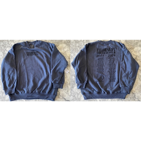 Taylor Swift The Eras Tour Toronto Blue Crewneck Sweatshirt - XL