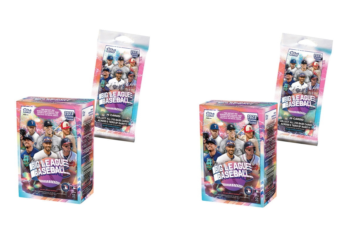 Lot of 2 Topps 2023 MLB Big League Baseball Card Blaster Boxes