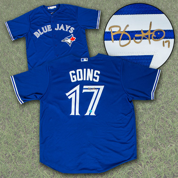 Lot Detail - Ryan Goins Toronto Blue Jays Autographed Replica MLB