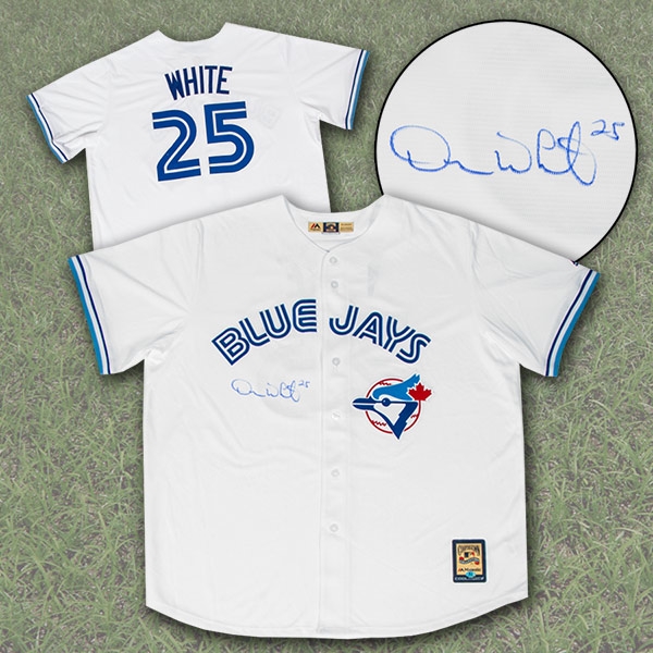 Lot Detail - Devon White Toronto Blue Jays Autographed World