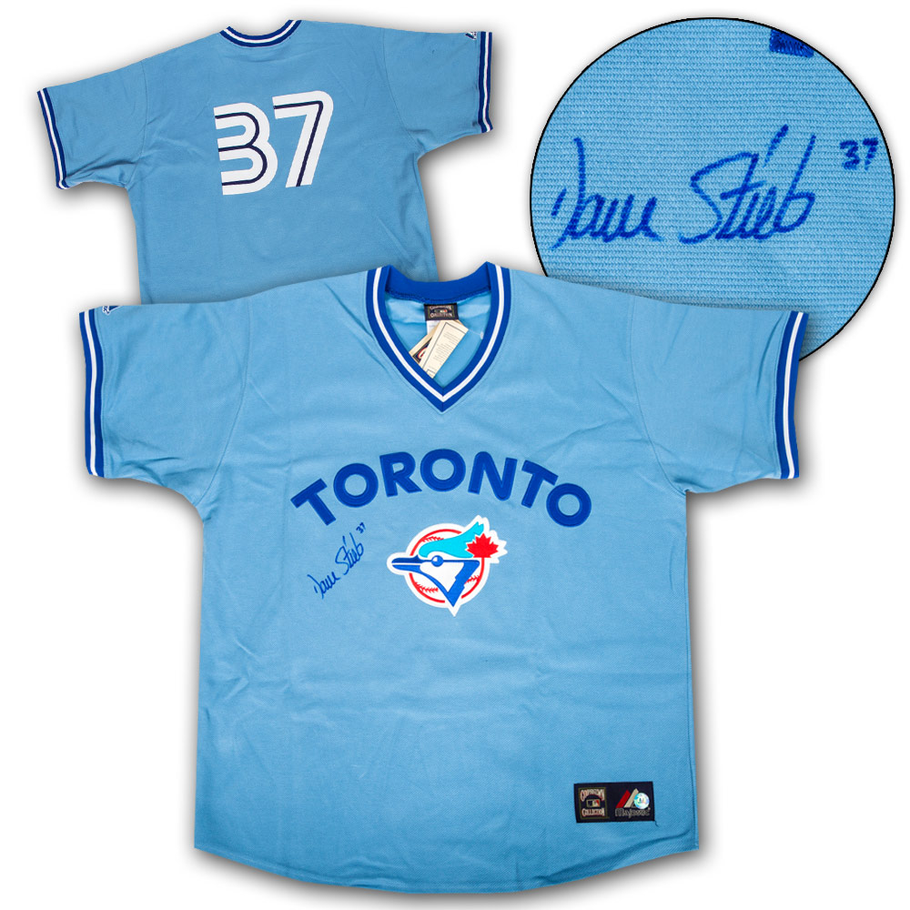 Lot Detail - Dave Stieb Toronto Blue Jays Signed Rookie Powder Blue Retro  Baseball Jersey