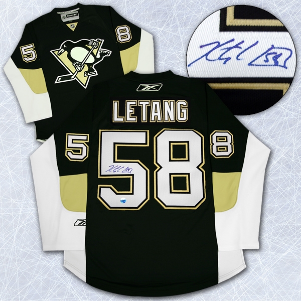 Kris letang autographed clearance jersey