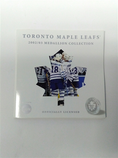 2002-03 Toronto Maple Leafs Complete 24-Medallion Collection with Official Album