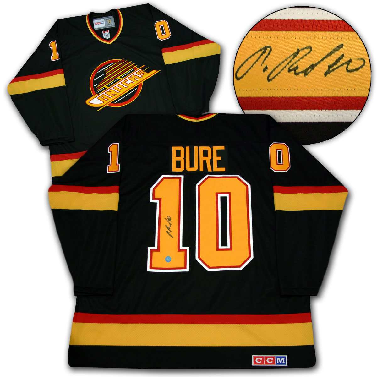 PHG Sports - Vintage Authentic Pro CCM Pavel Bure Vancouver Canucks  Autographed Jersey ! We will be listing some rare jerseys - Keep your eye  on our page for all these amazing