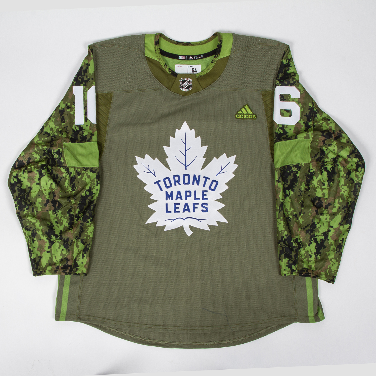 Mitch Marner Toronto Maple Leafs 2019-2020 Military Appreciation Night Adidas  Jersey – East Coast Sports Collectibles