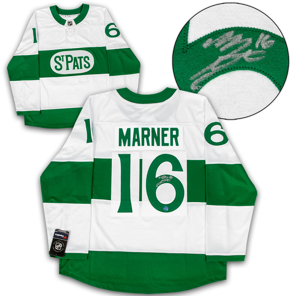 Mitch Marner Autographed Toronto Maple Leafs St. Pats Jersey