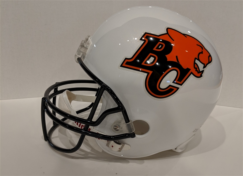 BC Lions Unsigned Full Size Replica Football Helmet