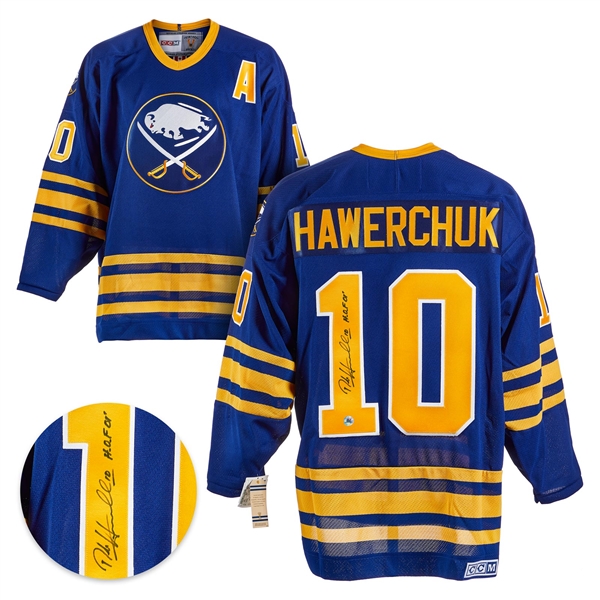 Dale Hawerchuk Buffalo Sabres Autographed CCM Vintage Jersey