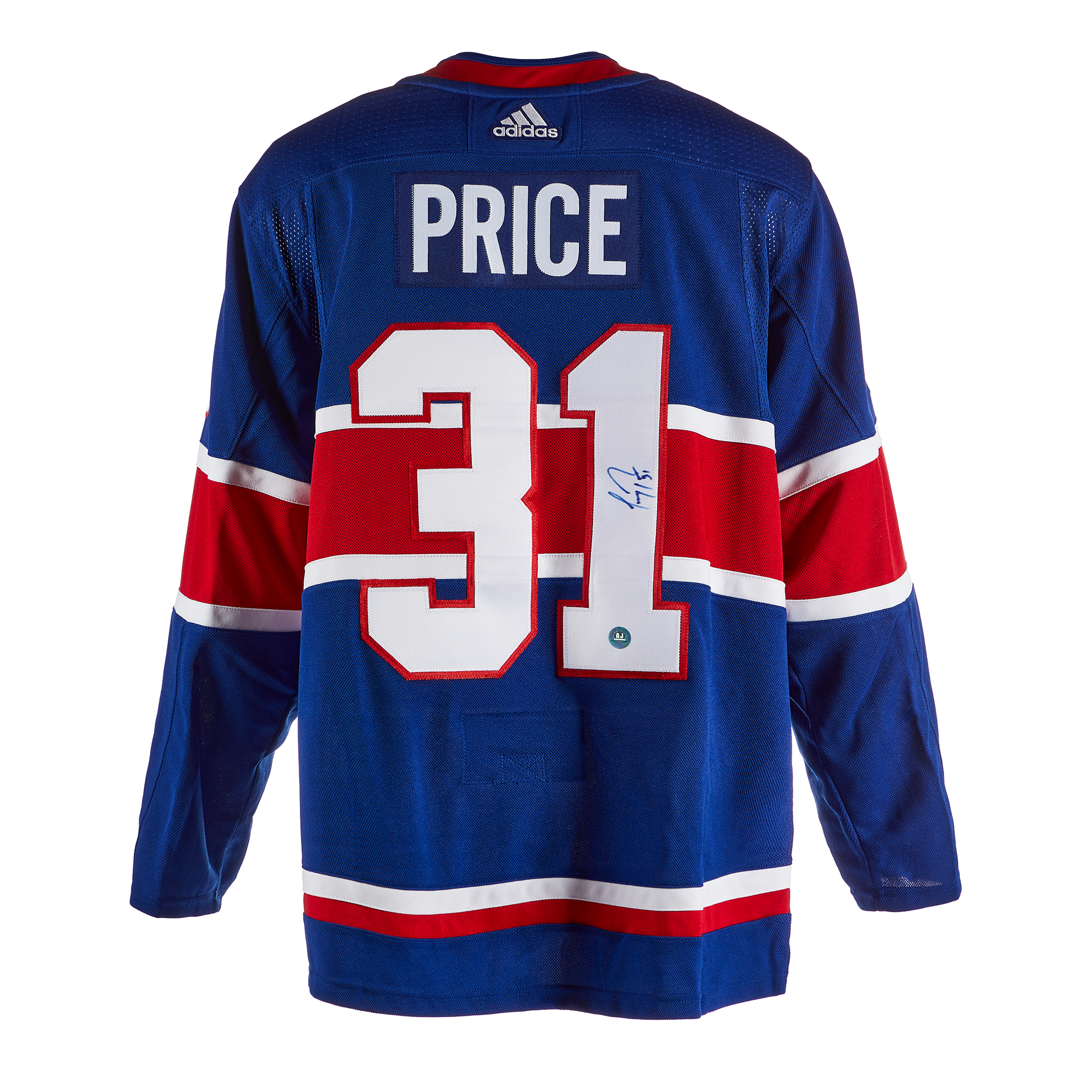 Carey Price Signed Montreal Canadiens 2022 (Blue) Reverse Retro Adidas  Auth. Jersey - Limited Edition of 131