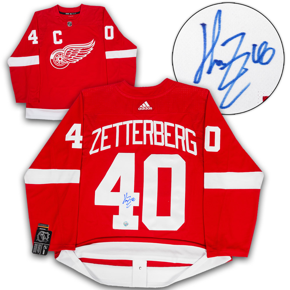 HENRIK ZETTERBERG Signed Detroit Red Wings Red Adidas PRO Jersey - NHL  Auctions