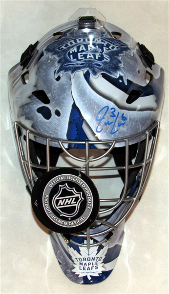 Jack Campbell Toronto Maple Leafs Signed Franklin Goalie Mask 