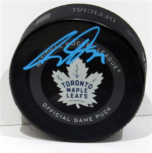 Auston Matthews Toronto Maple Leafs Autographed 2021 Official Game Puck (Fanatics)