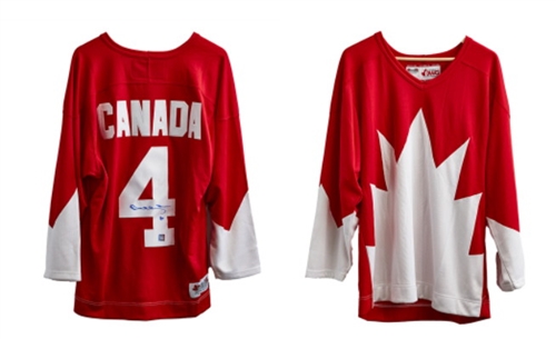 Bobby Orr 1972 Summit Series Signed Team Canada Hockey Jersey