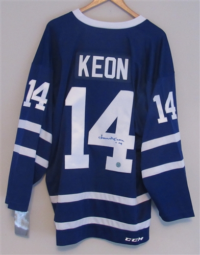 Dave Keon Toronto Maple Leafs Signed Mass Replica CCM Jersey
