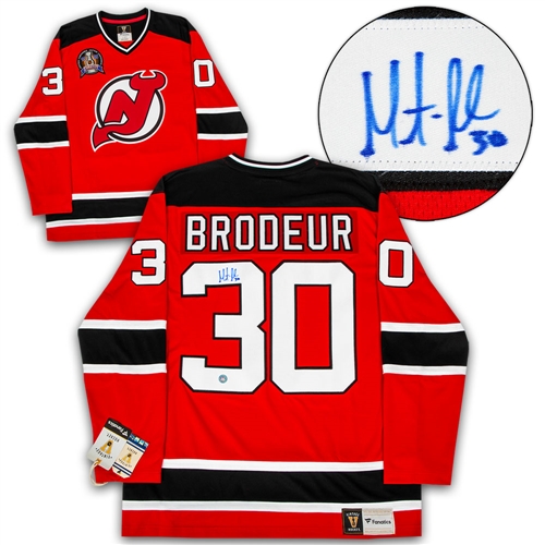 Martin Brodeur New Jersey Devils Signed 1995 Stanley Cup Jersey