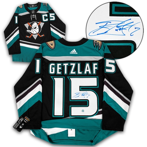 Ryan Getzlaf Anaheim Mighty Ducks Signed Alt Retro Adidas Jersey