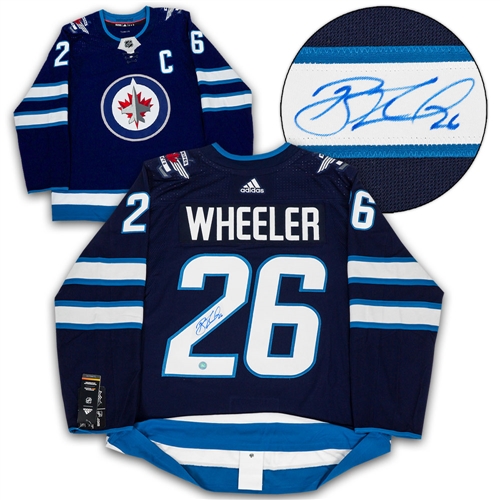 Blake Wheeler Winnipeg Jets Autographed Blue Adidas Jersey