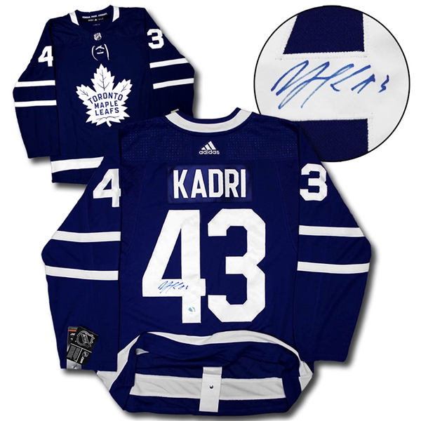 Nazem Kadri Toronto Maple Leafs Autographed Adidas Jersey