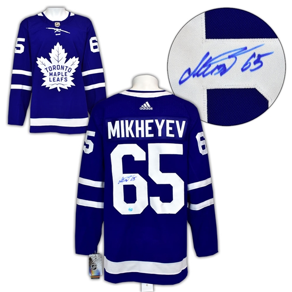 Ilya Mikheyev Toronto Maple Leafs Autographed Adidas Jersey