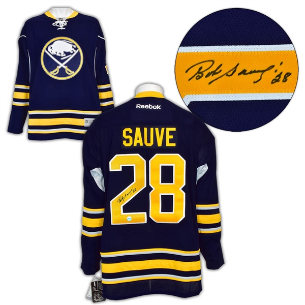 Bob Sauve Buffalo Sabres Autographed Reebok Jersey
