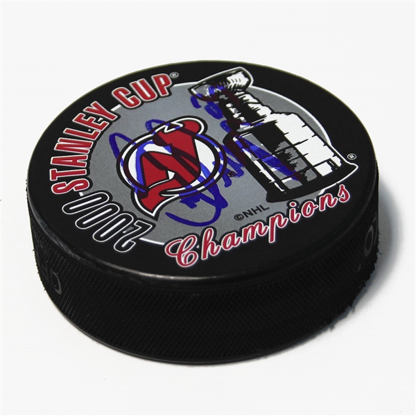 Scott Niedermayer New Jersey Devils Autographed 2000 Stanley Cup Puck