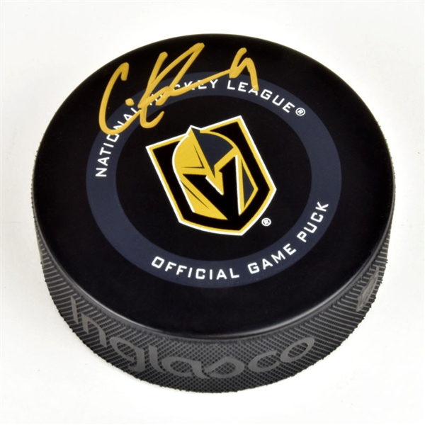 Cody Glass Vegas Golden Knights Signed Official Game Puck