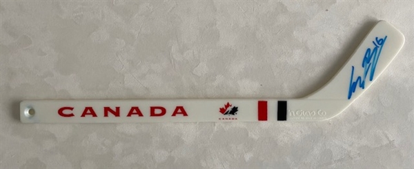 Connor Bedard Signed Team Canada Mini Hockey Stick - 16 Inches