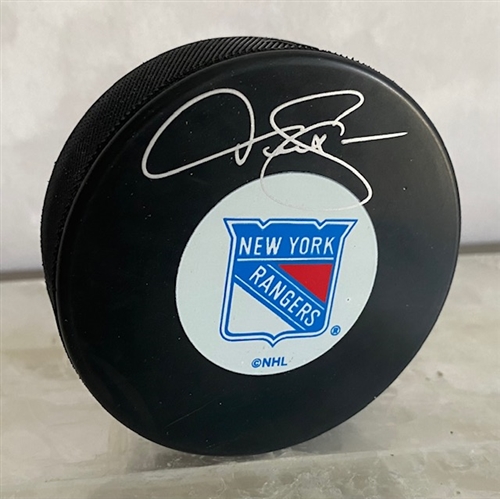 Derek Sanderson New York Rangers Autographed Hockey Puck