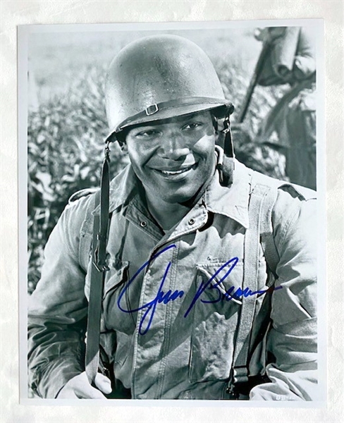 Jim Brown Signed The Dirty Dozen 8x10 Photo - Cleveland Browns