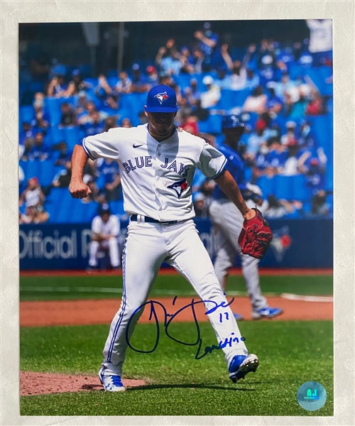 José Berríos Toronto Blue Jays Signed 8x10 Photo with "La Makina" Note