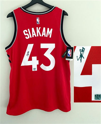 Pascal Siakam Toronto Raptors Signed Nike NBA Jersey with MLSE Hologram