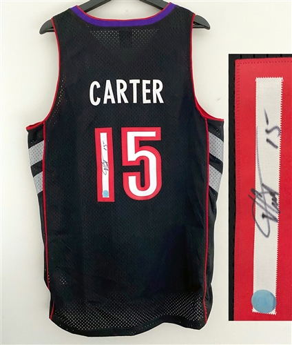 Vince Carter Toronto Raptors Signed Nike NBA Basketball Jersey