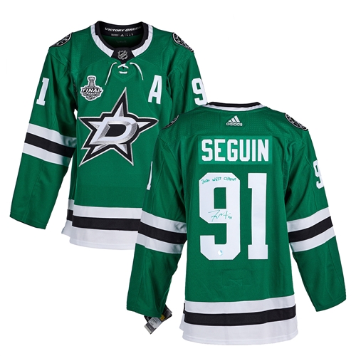 Tyler Seguin Dallas Stars Signed 2020 Stanley Cup Finals Adidas Jersey