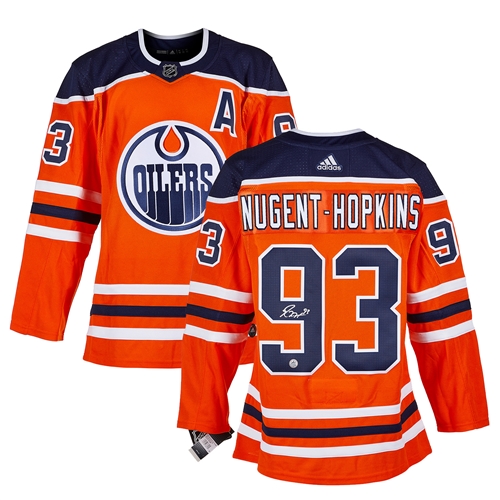 Ryan Nugent-Hopkins Edmonton Oilers Autographed Adidas Jersey