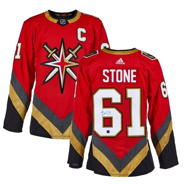 Mark Stone Vegas Golden Knights Signed Reverse Retro Adidas Jersey