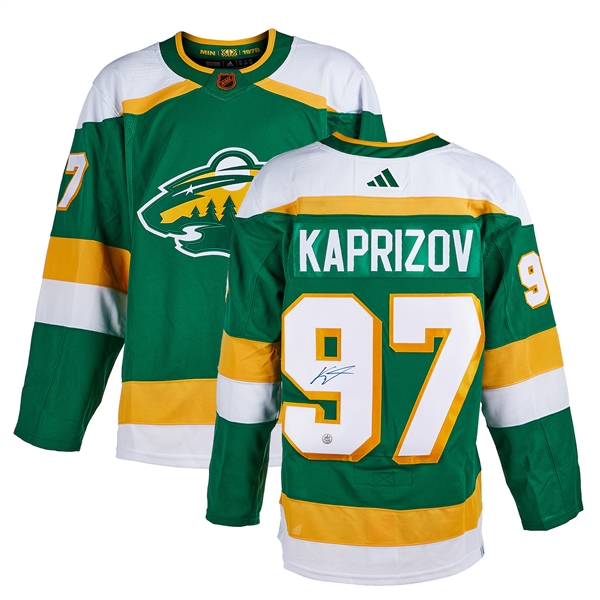 Kirill Kaprizov Signed Minnesota Wild Reverse Retro 22 Adidas Jersey