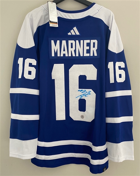 Mitch Marner Toronto Maple Leafs Signed 2022 Reverse Retro Adidas Jersey