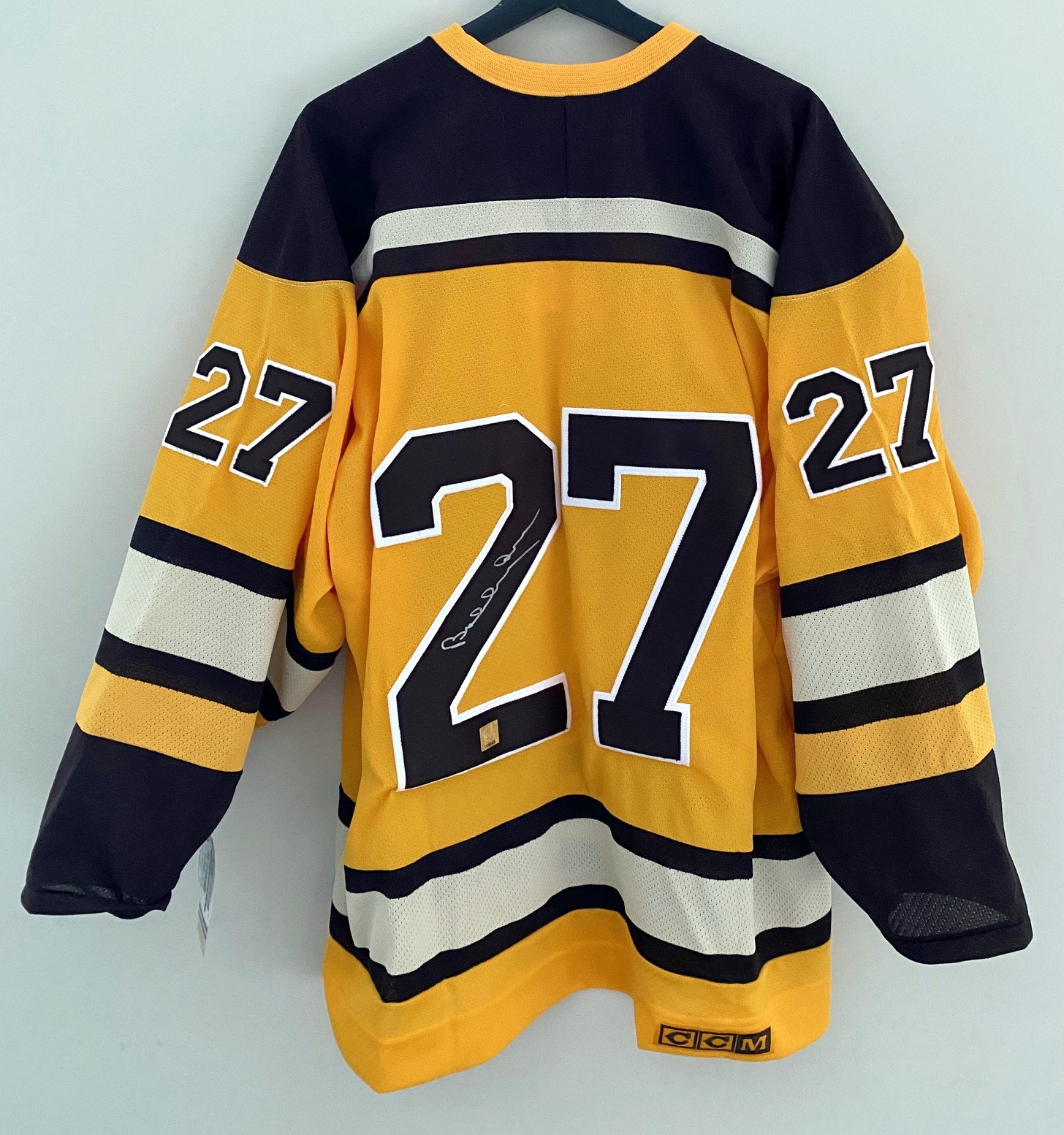 Bobby Orr Boston Bruins Signed 1st Exhibition Game Vintage CCM Jersey