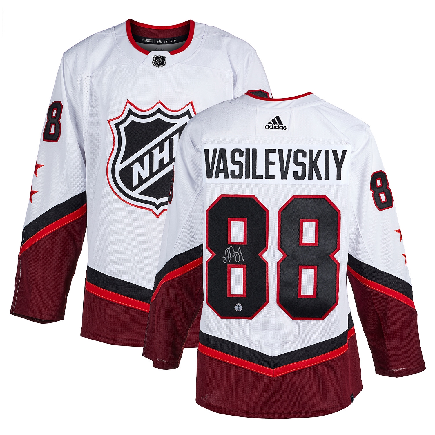 Andrei Vasilevskiy Signed 2022 NHL All-Star Game Adidas Jersey