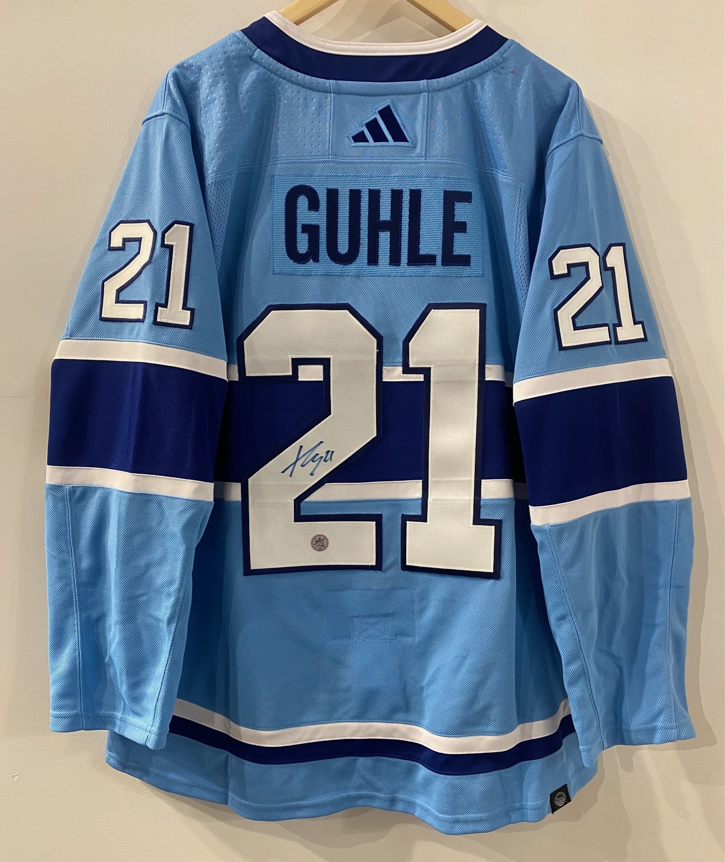 Kaiden Guhle Signed Montreal Canadiens Reverse Retro 22 Adidas Jersey