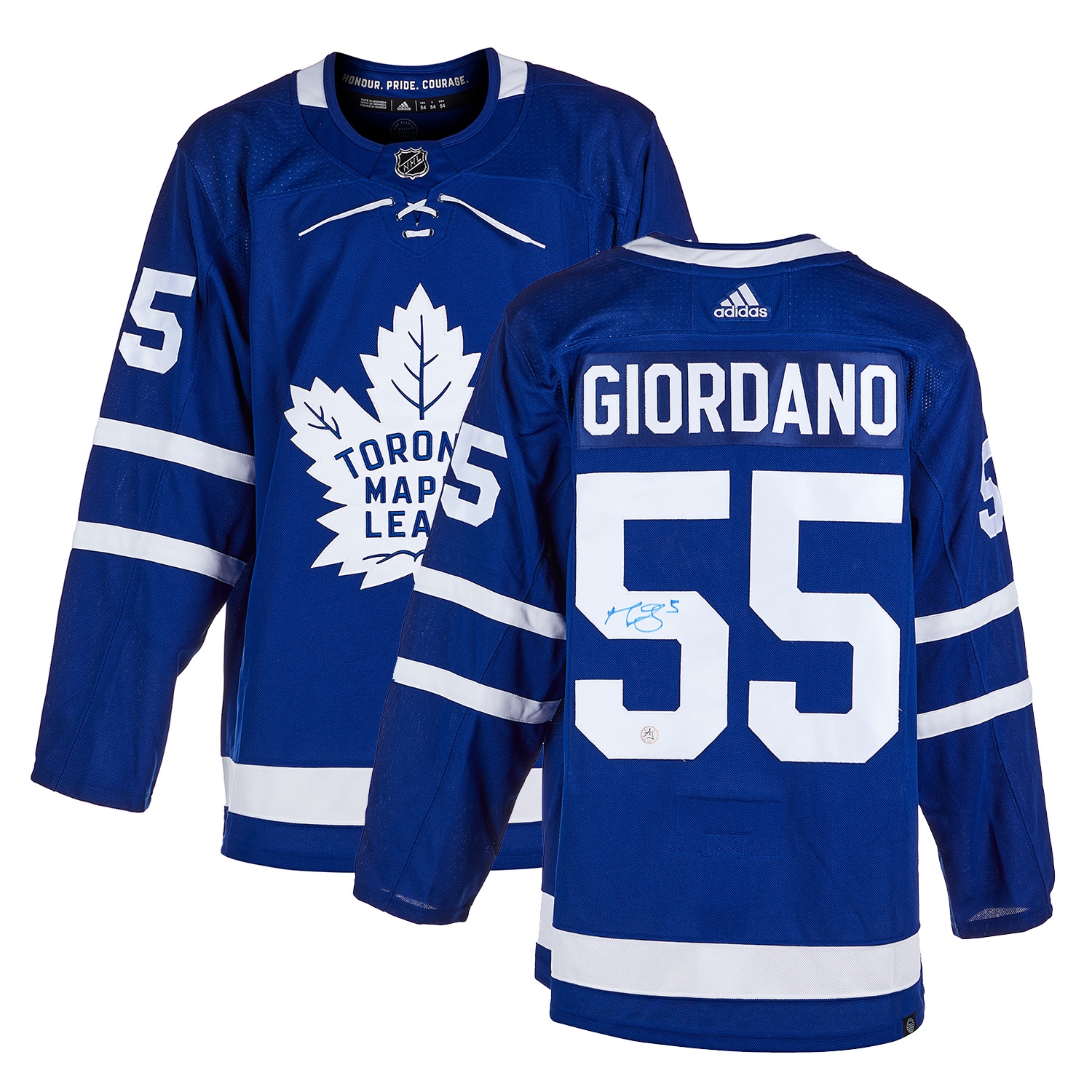 Mark Giordano Autographed Toronto Maple Leafs Adidas Jersey